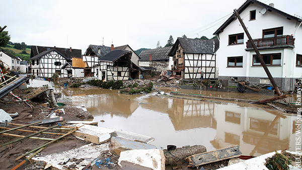 Из-за наводнения в Германии погибли 19 человек