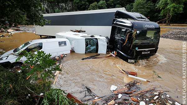 Число жертв наводнений в Германии выросло до 94 человек