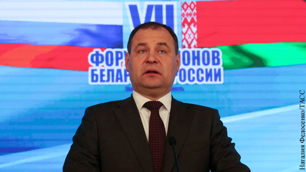 Премьер Белоруссии: Поддержка России полностью компенсирует нам ущерб от санкций Запада
