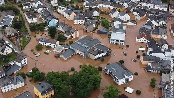 Сильное наводнение разрушило миф о немецком порядке