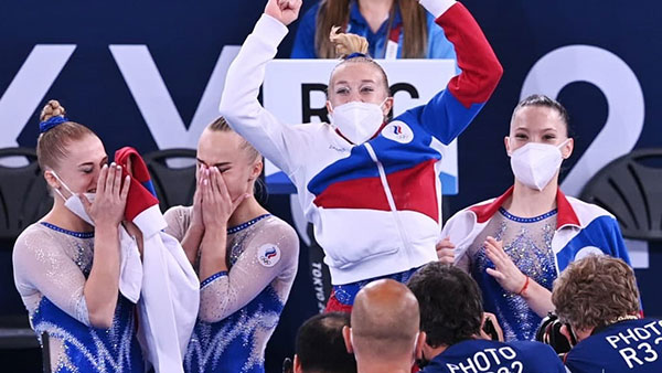 Российские спортсменки впервые выиграли командные соревнования по спортивной гимнастике на ОИ