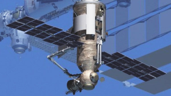 Незапланированное включение двигателей модуля «Наука» изменило положение МКС