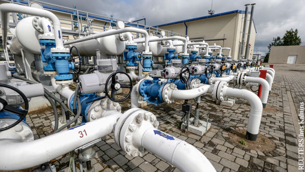 Газпром остановил закачку газа в подземные хранилища Европы