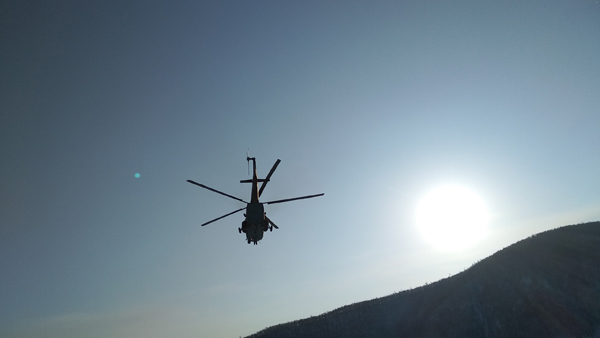 Вертолет с туристами упал на Камчатке
