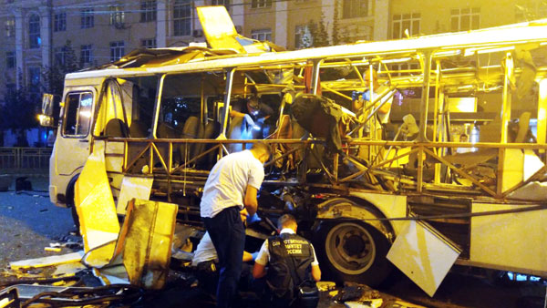 Взрыв автобуса в Воронеже проверяют на теракт