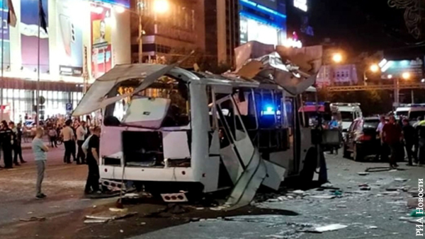 Названа основная версия взрыва автобуса в Воронеже