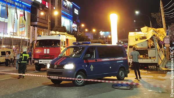Число жертв взрыва автобуса в Воронеже выросло до двух человек