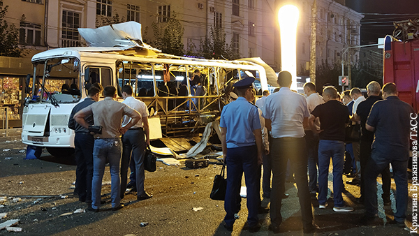Взрыв автобуса с людьми в Воронеже списали на газ