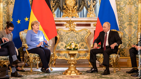 В Кремле завершились переговоры Путина и Меркель 