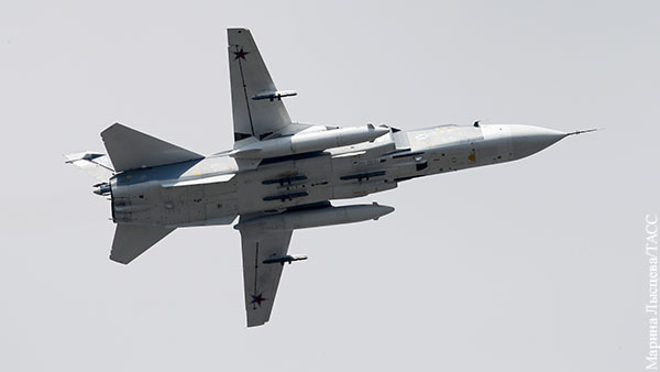 Бомбардировщик Су-24 потерпел крушение в Перми