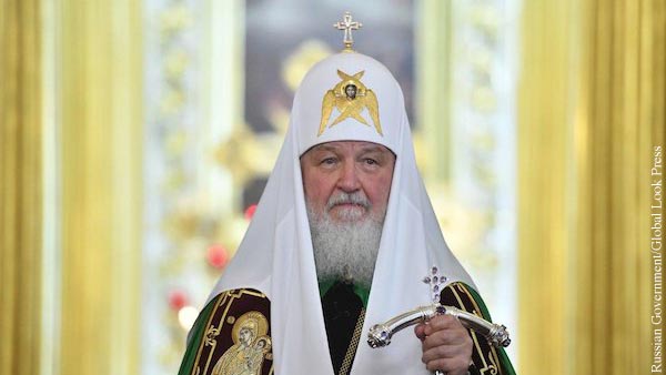 Патриарх Кирилл счел греховным визит патриарха Варфоломея на Украину