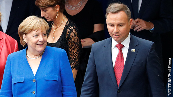 Президента Польши обвинили в оскорблении Меркель