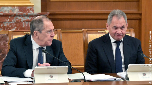 В «Единой России» оценили вероятность перехода Шойгу и Лаврова в Госдуму