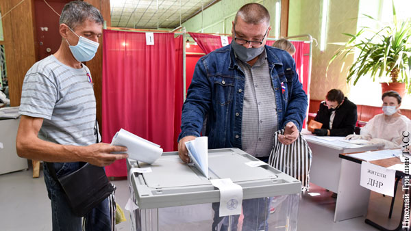 Донбасс на выборах в Госдуму дошел до середины Рубикона