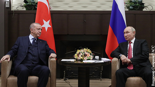 Кремль оценил переговоры Путина и Эрдогана в Сочи