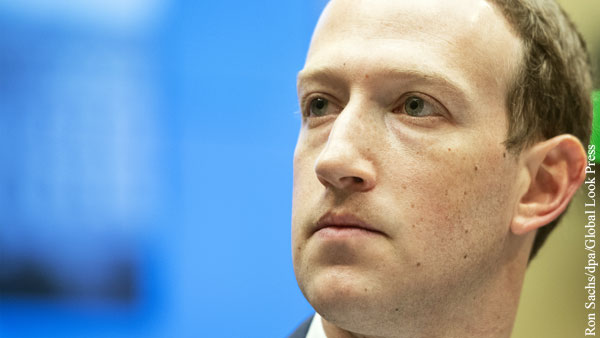 Цукерберг из-за сбоя в работе Facebook потерял 6,6 млрд долларов