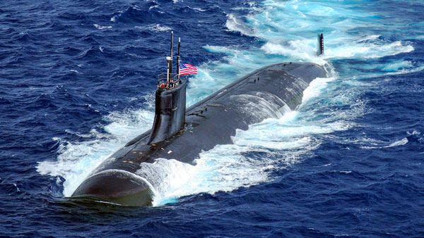 Американская атомная подводная лодка получила повреждения в Тихом океане