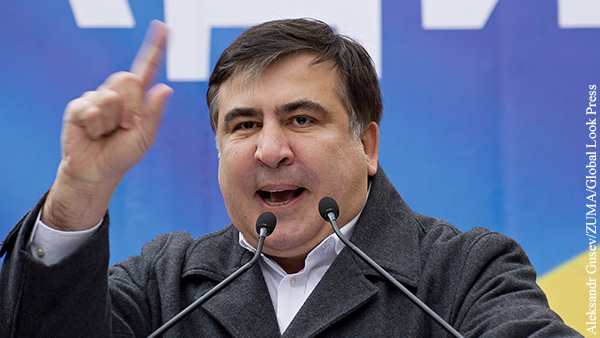Саакашвили приехал в Грузию в украинской сметане