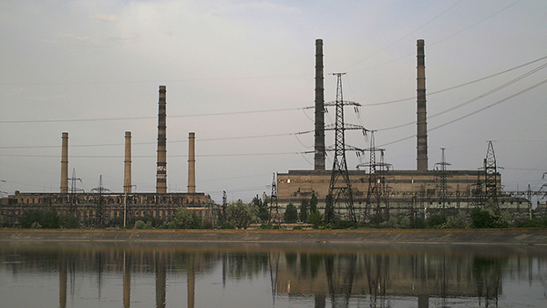 Украинскую Славянскую ТЭС остановили из-за отсутствия угля