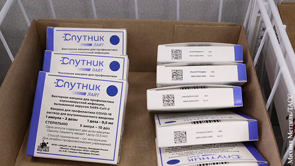Стало известно о дефиците вакцины «Спутник Лайт» в Петербурге и Вологде