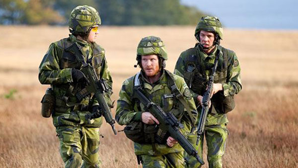 Швеция собралась направить военных на Украину