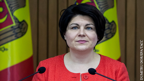 Премьер Молдавии попросила парламент срочно одобрить перевод денег Газпрому