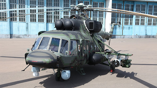 Спецназ получил первые вертолеты огневой поддержки Ми-8АМТШ-ВН