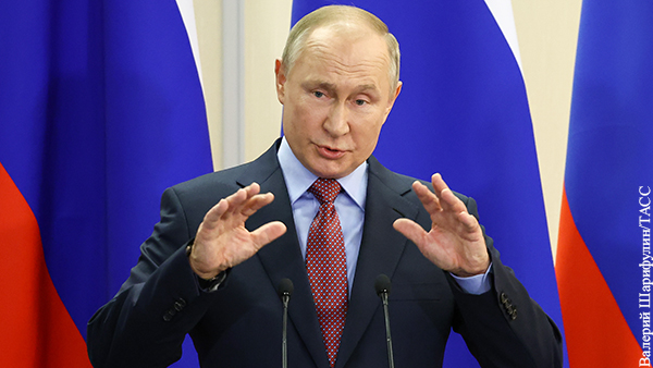 Путин назвал санкции США попыткой сдержать развитие России