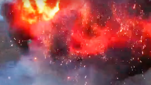Уничтожение «Орионом» другого беспилотника впервые показали на видео
