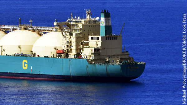 Выросло число направленных в Европу из США танкеров с газом