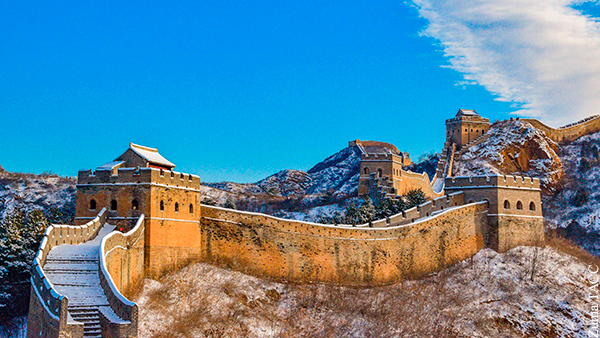 Обрушился участок Великой Китайской стены