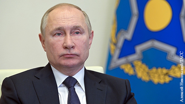 Путин: Беспорядки в Казахстане не были стихийной акцией