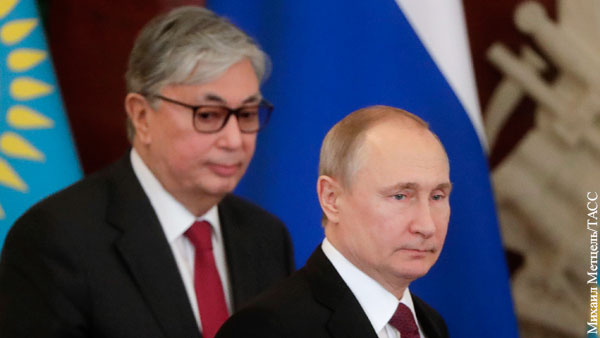 Путин отметил мужество президента Казахстана