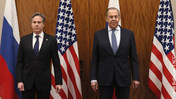 Лавров заявил Блинкену об ожидании ответа США на российские предложения по безопасности