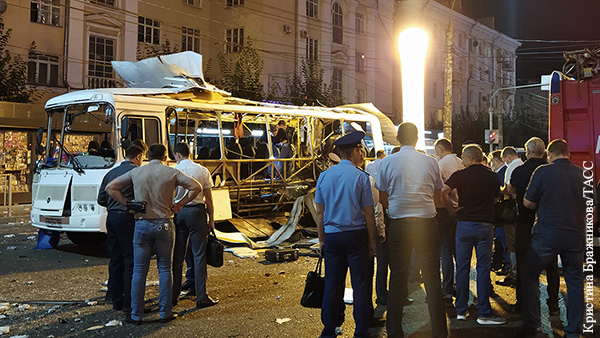 Взрыв автобуса в Воронеже могли устроить украинские диверсанты