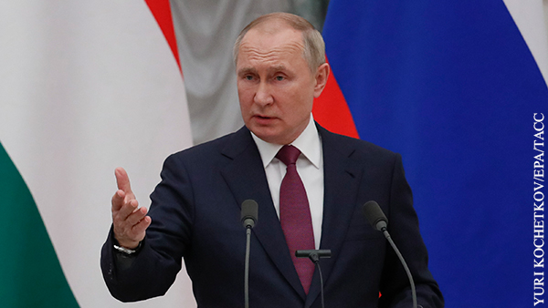 В Кремле назвали три главных тезиса Путина по гарантиям безопасности