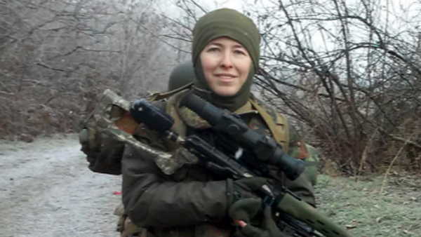 Женщина-снайпер ВСУ пригрозила убивать русских в Донбассе