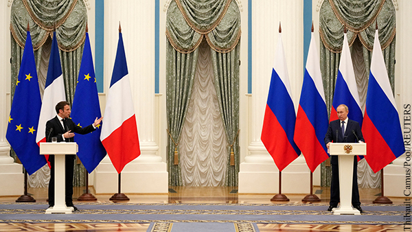 Французский политолог назвал важный результат переговоров Путина и Макрона