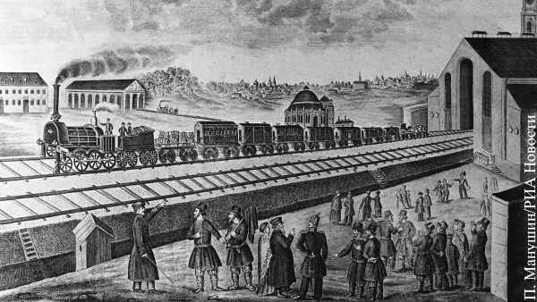 Первая русская железная дорога удивила даже ее создателей