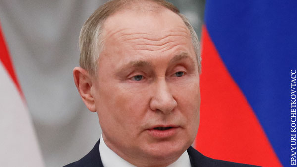 Путин призвал Киев как можно скорее сесть за стол переговоров с Донбассом
