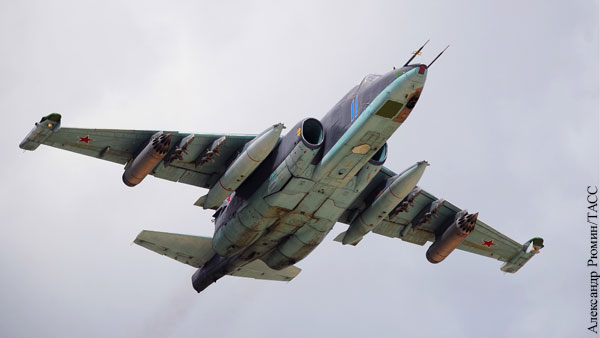 Штурмовик Су-25 ВКС России потерпел аварию, пилот жив