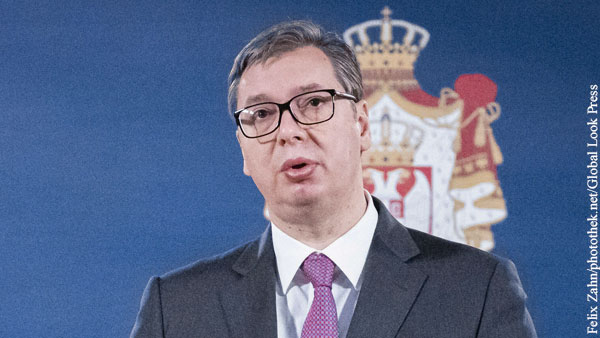 Сербия отказалась поддерживать санкции против России