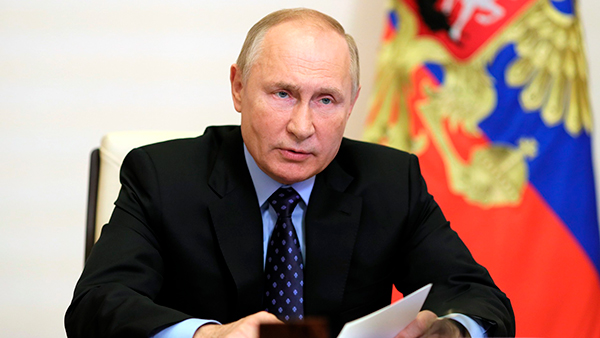 Путин изложил председателю Европейского совета позицию России по Украине