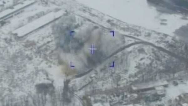 Опубликовано видео уничтожения склада с украинским оружием ракетами «Кинжал»
