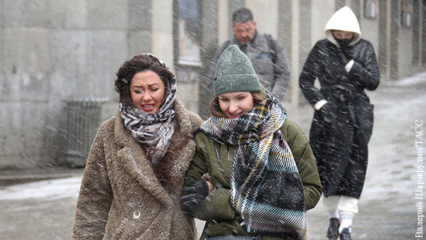 Москвичей предупредили о резком похолодании, снегопаде и штормовом ветре