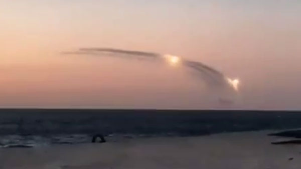 В Сети появилось видео залпового пуска крылатых ракет «Калибр» в Севастополе