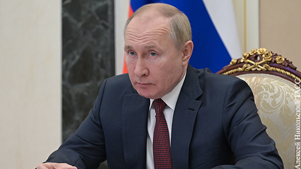 Путин поручил перевести расчеты за газ с недружественными странами в рубли до 31 марта