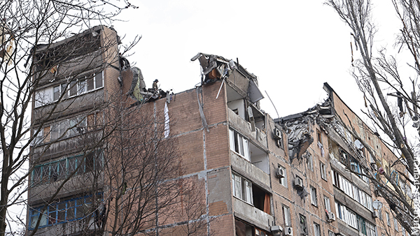 В девятиэтажку Донецка попала ракета из РСЗО «Ураган»