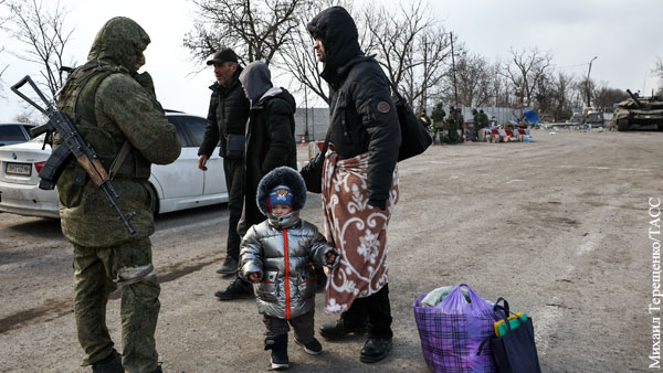 Россия открыла дополнительный гуманитарный коридор из Мариуполя в Запорожье
