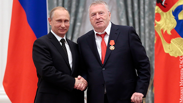 Путин: Жириновский всегда отстаивал интересы России